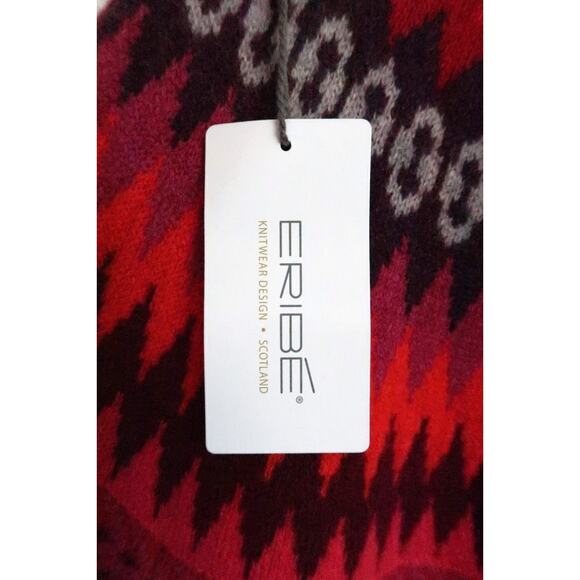 ERIBE SCOTLAND Cairngorm Fair Isle Merino Wool Turtleneck Sweater L XL NWT $350 - Picture 7 of 12